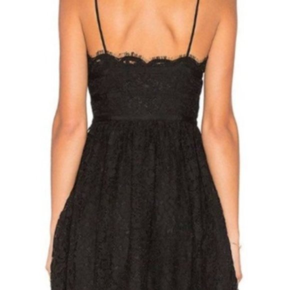 NBD Black Lace Mini Dress - Picture 3 of 3